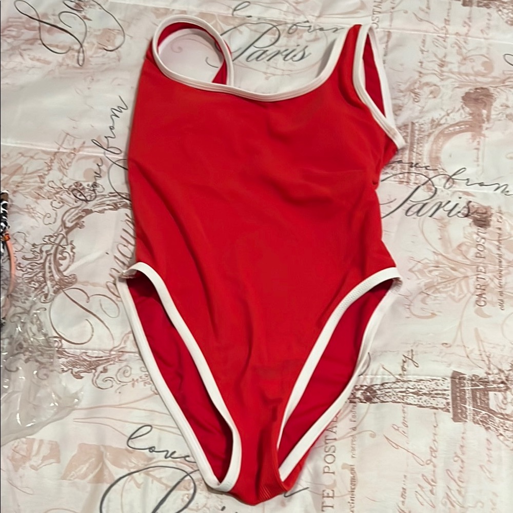 Lainsnow red one piece